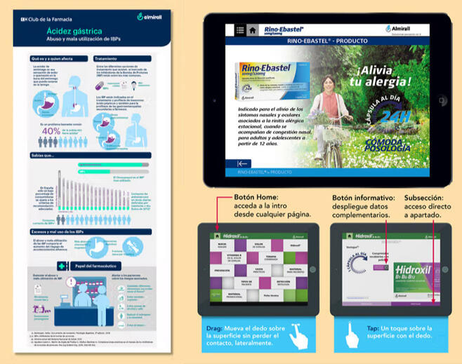 Material de maquetación Infografias y material formatico para agencia de redacción médica